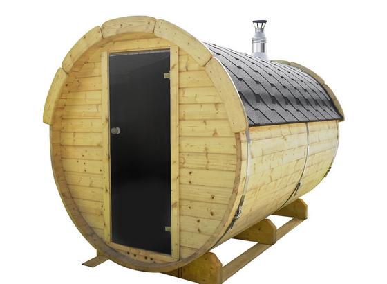 Saunafass SF3.0 mit int. Steuerung 190x190x300 - Naturfarben, Design, Holz (190/190/300cm) Saunafass SF3.0 mit int. Steuerung 190x190x300 - Naturfarben, Design, Holz (190/190/300cm)