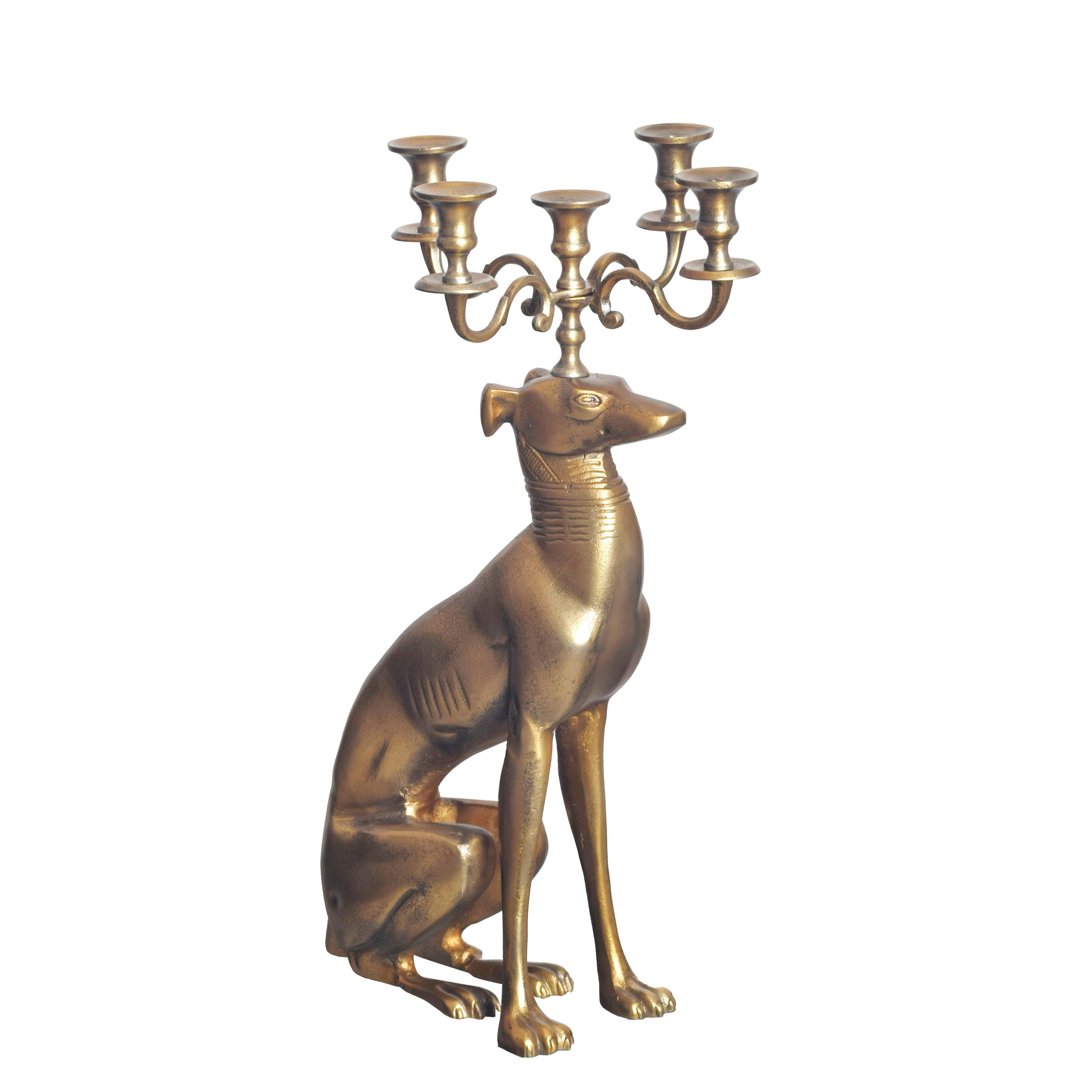 Kerzenhalter Goldfarben B: 26 cm - Goldfarben, Design, Metall (26/69/40cm) - Livetastic