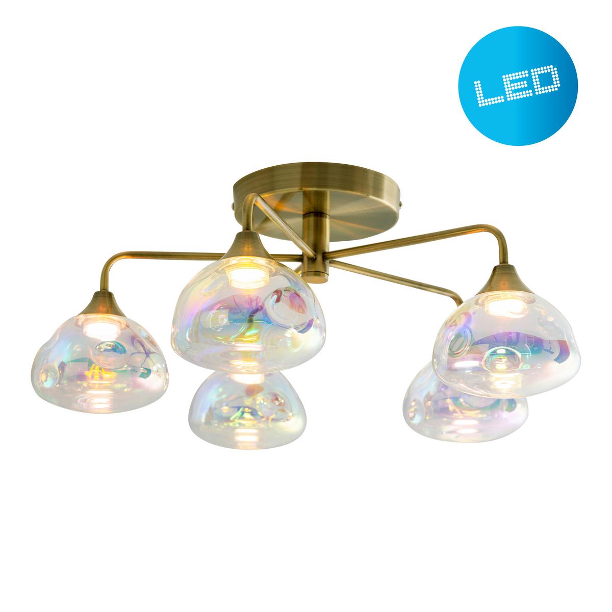 Led-deckenleuchte 1367645 Led Deckenleuchte - Messingfarben, Design, Metall (23cm) - Näve