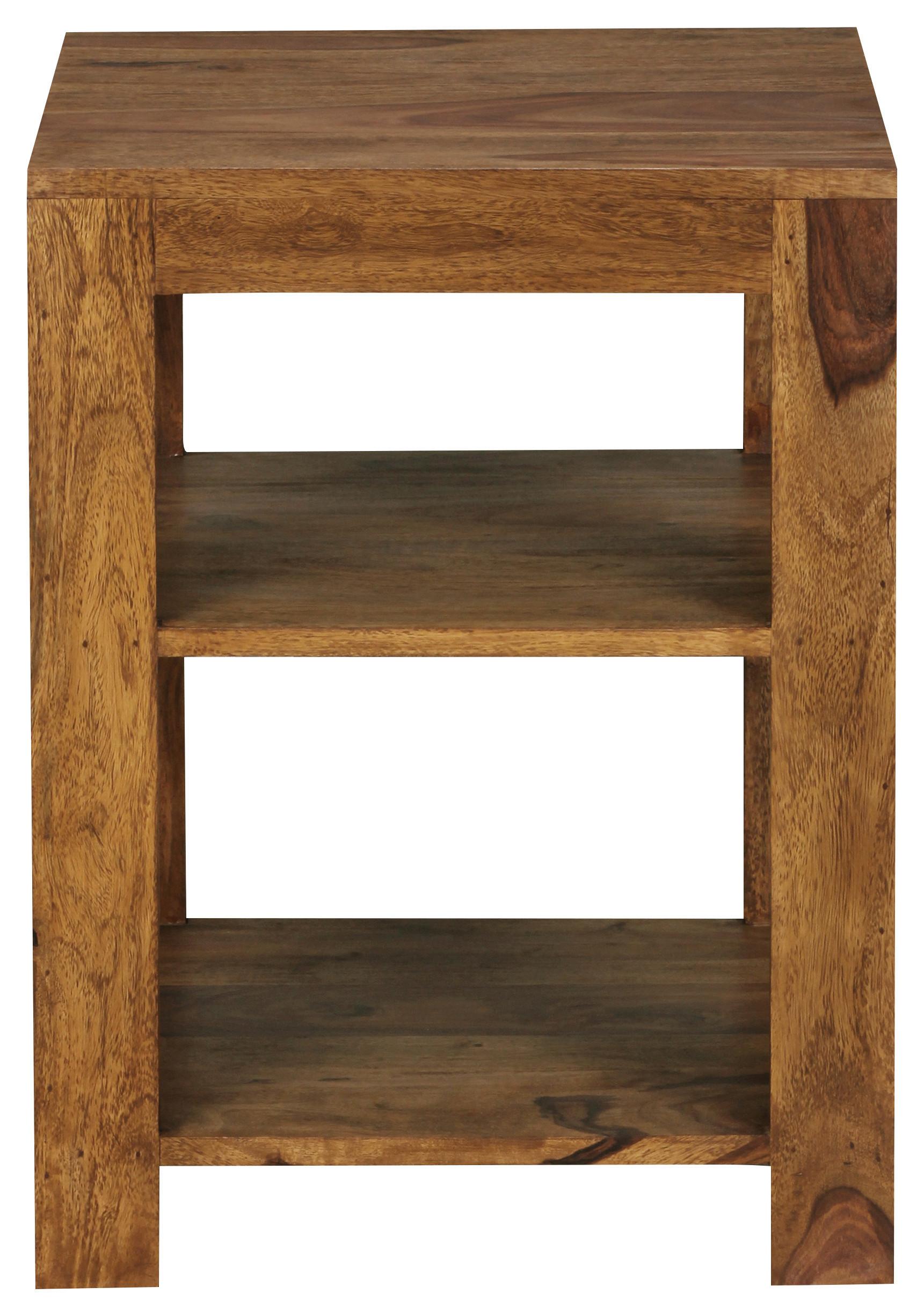Standregal massiv Mumbai 44 cm Sheeshamfarben - Sheeshamfarben, MODERN, Holz (44/60/44cm) - MID.YOU