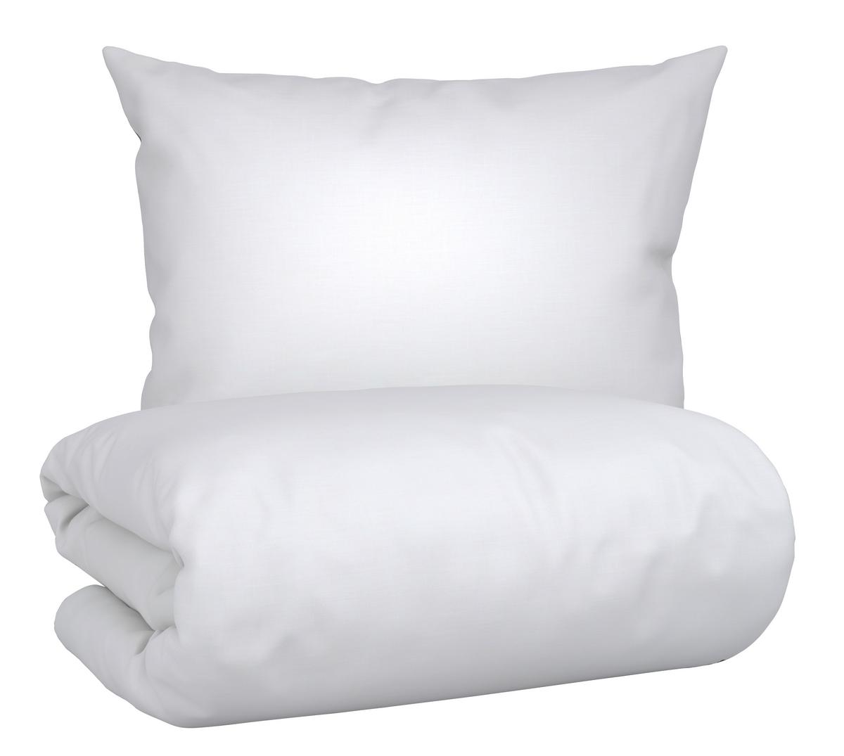 POVLEČENÍ Ilvy, 140/200cm, bílá - bílá, Moderní, textil (140/200cm) - Modern Living