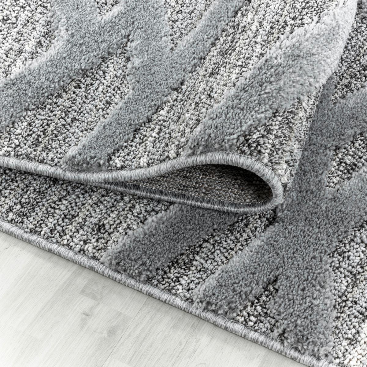 Tkaný koberec 240x340cm, šedá - šedá, Konvenční, textil (240/340cm)
