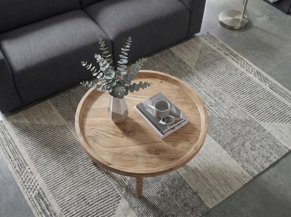KONFERENČNÍ STOLEK AKACIA - barvy akácie, Design, dřevo (60/60/40cm) - Livetastic