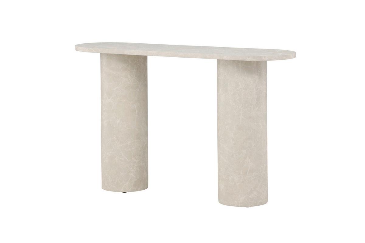Beistelltisch Narvik Beige B: 120 cm - Beige, MODERN, Holz (120/40/80cm) - Livetastic