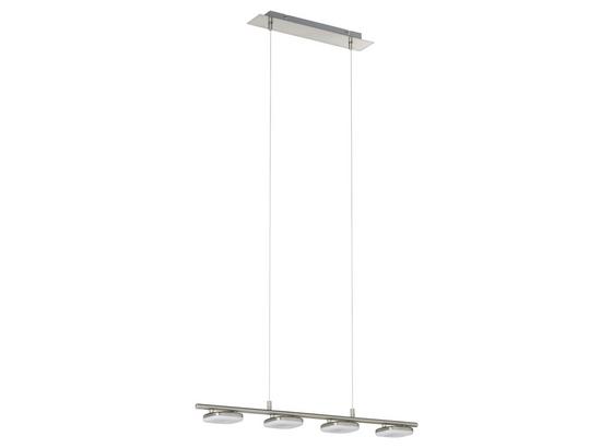 LED-Hängeleuchte Litago - Weiß/Nickelfarben, MODERN, Kunststoff/Metall (74,5/10,5/120cm) LED-Hängeleuchte Litago - Weiß/Nickelfarben, MODERN, Kunststoff/Metall (74,5/10,5/120cm)