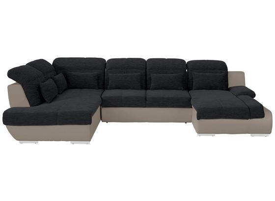 Sedacia Súprava Multi - čierna/piesková, Moderný, textil (228/345/184cm) Sedacia Súprava Multi - čierna/piesková, Moderný, textil (228/345/184cm)