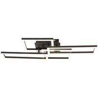 LED-Deckenleuchte Daria - Schwarz/Weiß, MODERN, Kunststoff/Metall (70/36/9cm) - Luca Bessoni