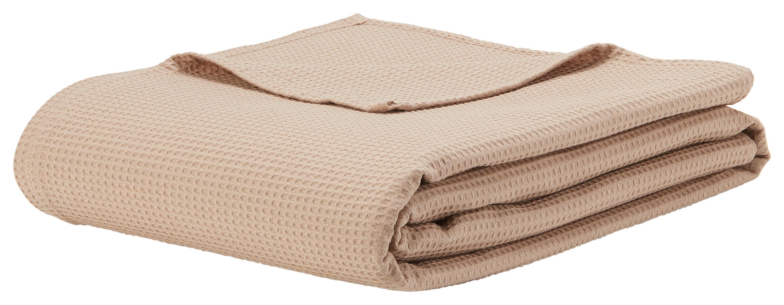 Prikrývka Na Posteľ Gerard, 150/200cm, Prírodná - prírodné farby, textil (150/200cm) - Modern Living