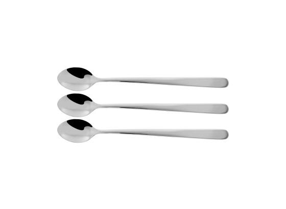Kanál 3db - ezüst színű, konvencionális, fém (19cm) Kanál 3db - ezüst színű, konvencionális, fém (19cm)
