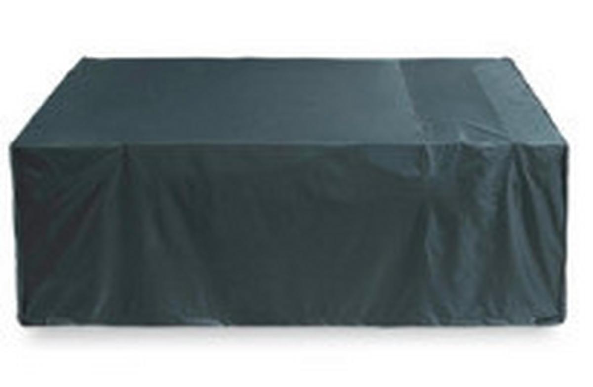 Schutzhülle Für Gartenmöbel - Grau/Grün, Basics, Kunststoff (242/162/100cm)