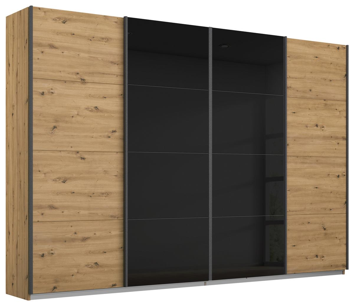 Schiebetürenschrank Bensheim - Eiche Artisan, MODERN, Holzwerkstoff (271/211/62cm) - Luca Bessoni