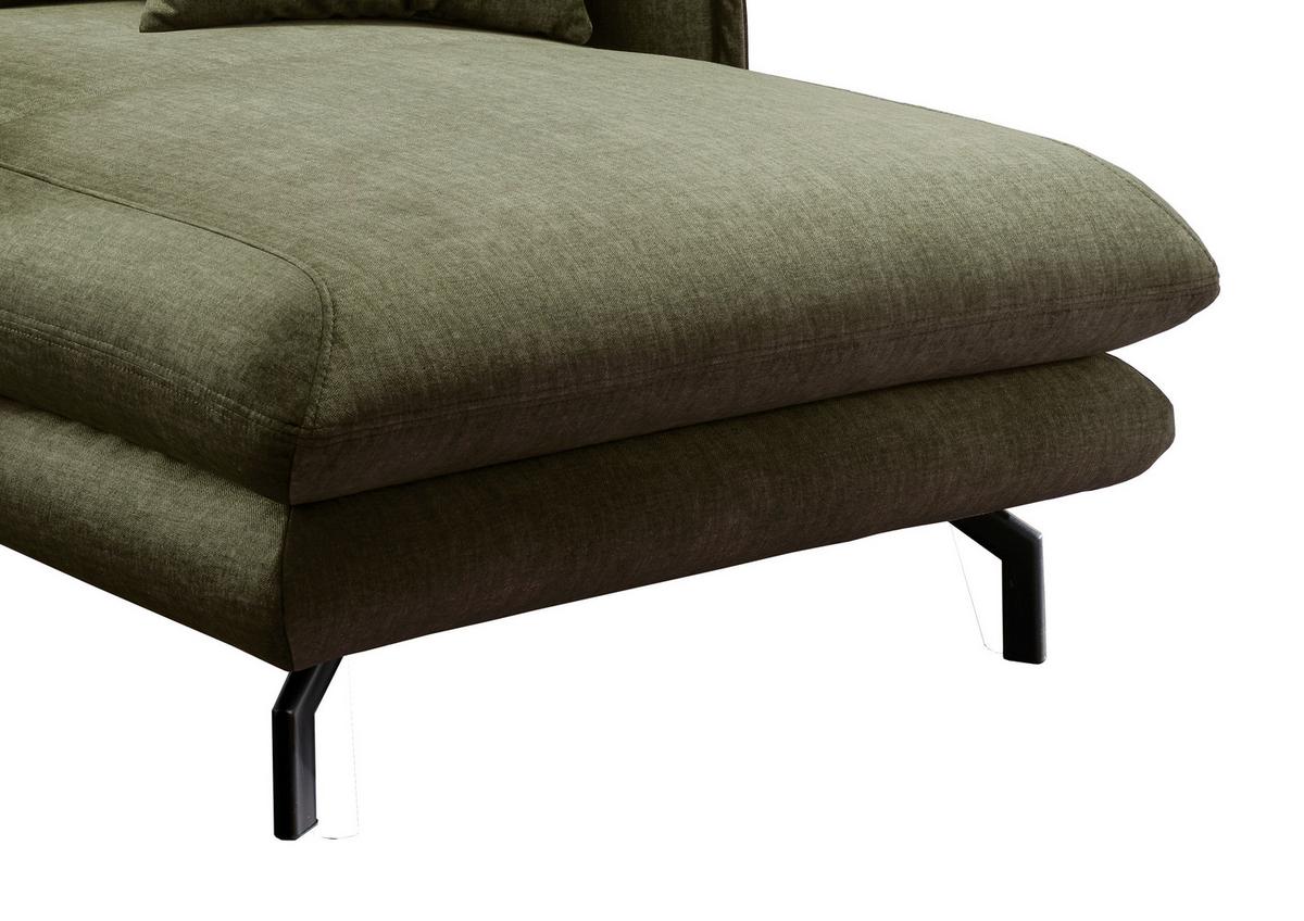 Polstersessel Mit Armlehnen Lava Stoffbezug Grün - Schwarz/Grün, MODERN, Textil (111/101/167cm) - Livetastic