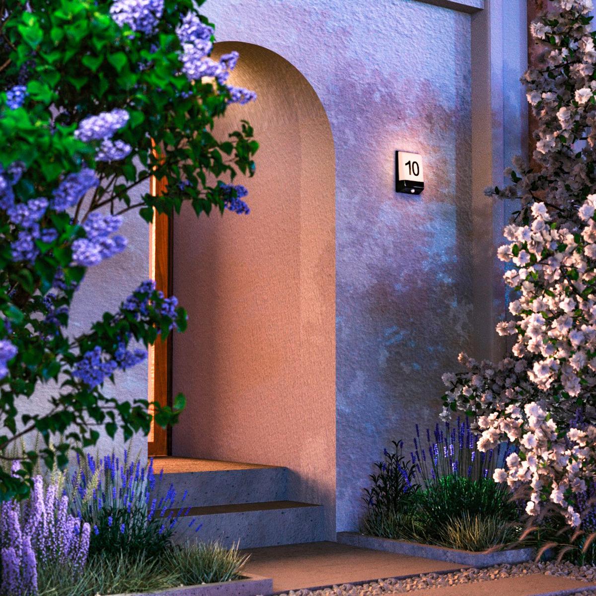 Außenwandleuchte Row - Graphitfarben, MODERN, Metall (16,1/5,9/21,1cm) - MAYTONI