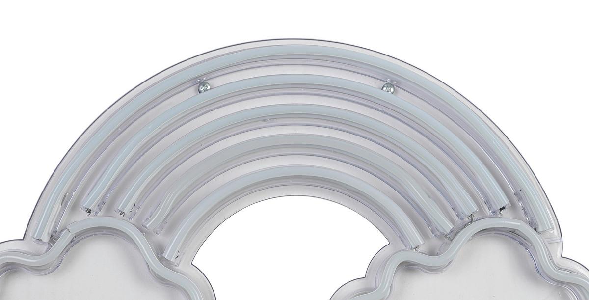 DEKORAČNÍ LED SVÍTIDLO RENIBO - bílá/průhledné, Moderní, plast (40/20/1,30cm) - Mömax