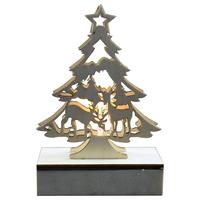 LED dekoračné svietidlo MELINO, D/Š/V: 10/4,5/15 cm - prírodná farba, Konventionell, drevo (10cm) - Modern Living