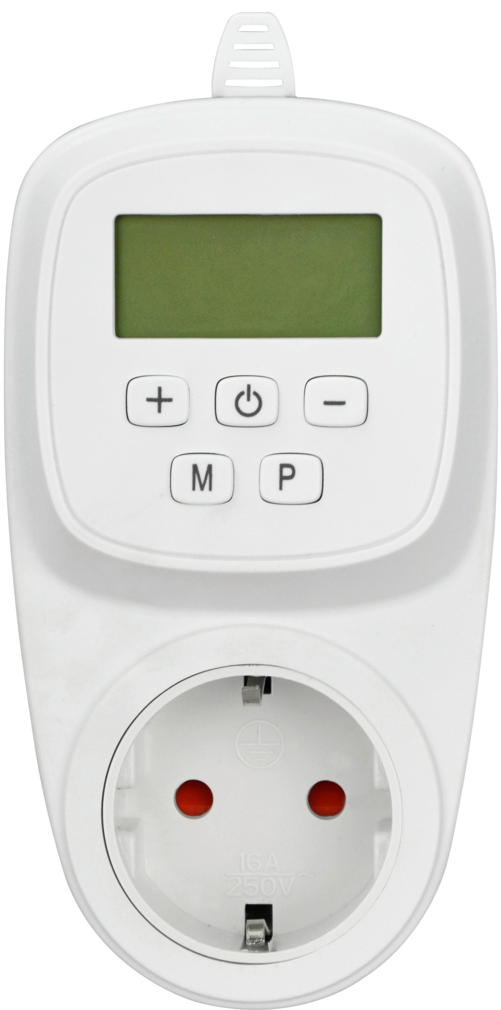 Thermostat für Heizkörper mit Frostschutzfunkion - Weiß, Basics, Kunststoff (14cm)