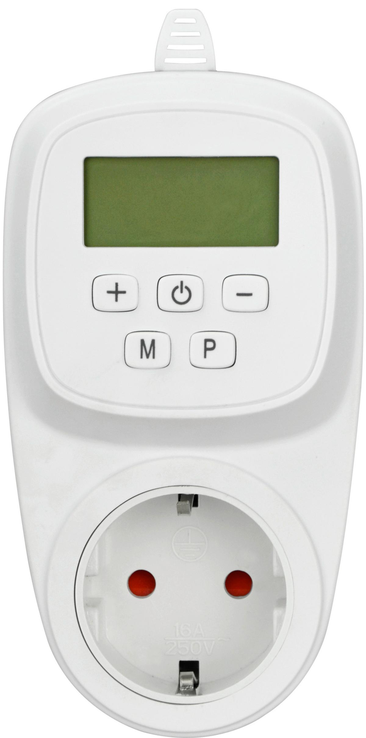 Thermostat für Heizkörper mit Frostschutzfunkion - Weiß, Basics, Kunststoff (14cm)