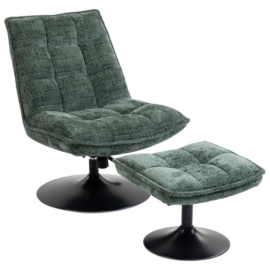 Relaxliege Kairo Grün Sitzfläche drehbar, B: 71 cm