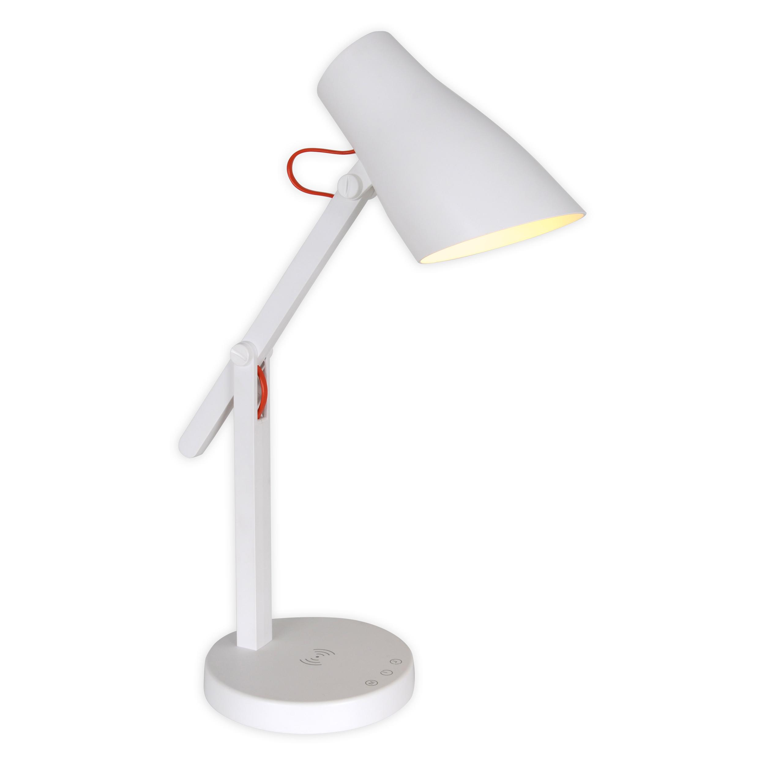 LED-Tischleuchte in Weiß