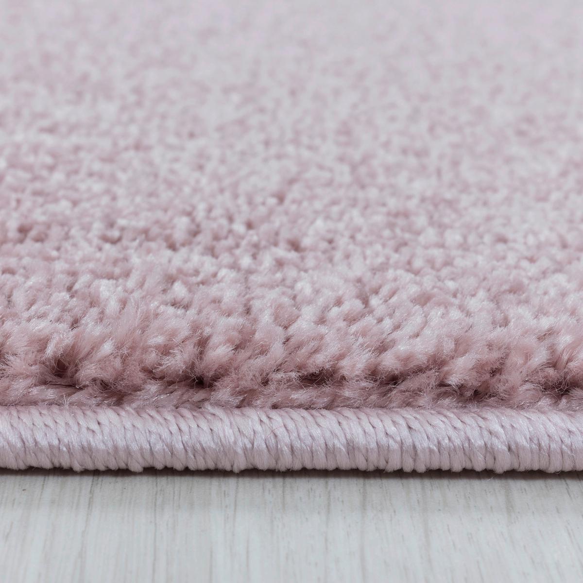 Teppich Läufer Rosa Rio 80x250 Cm - Rosa, Basics, Textil (80/250cm)
