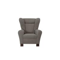 Křeslo ušák CHANDLER, hnědá - hnědá, Design, dřevo/kompozitní dřevo (95/109/97cm) - Ondega