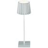 STOLNÍ LAMPA NA BATERIE PLISI - bílá/šalvějově zelená, Moderní, kov/plast (10/28cm) - Mömax