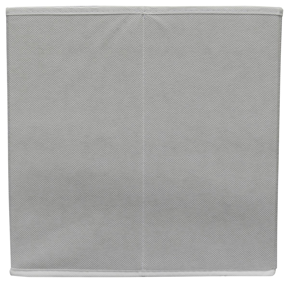 SKLÁDACÍ KRABICE CUBI - bílá, Moderní, kompozitní dřevo/textil (32/32/32cm)