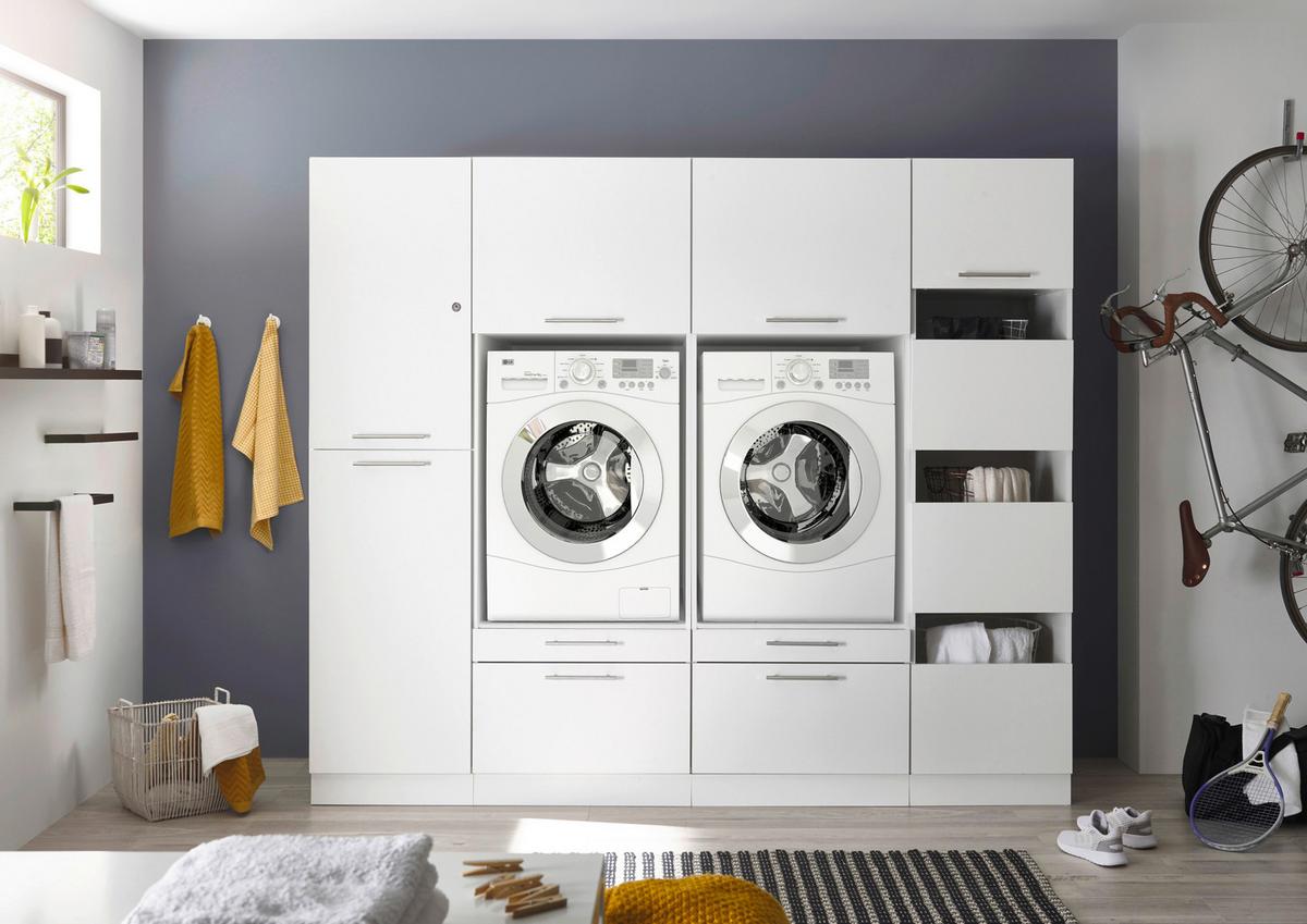 Hauswirtschaftsraum Clara - Weiß, KONVENTIONELL, Holzwerkstoff (234,8/200/67,6cm) - Respekta