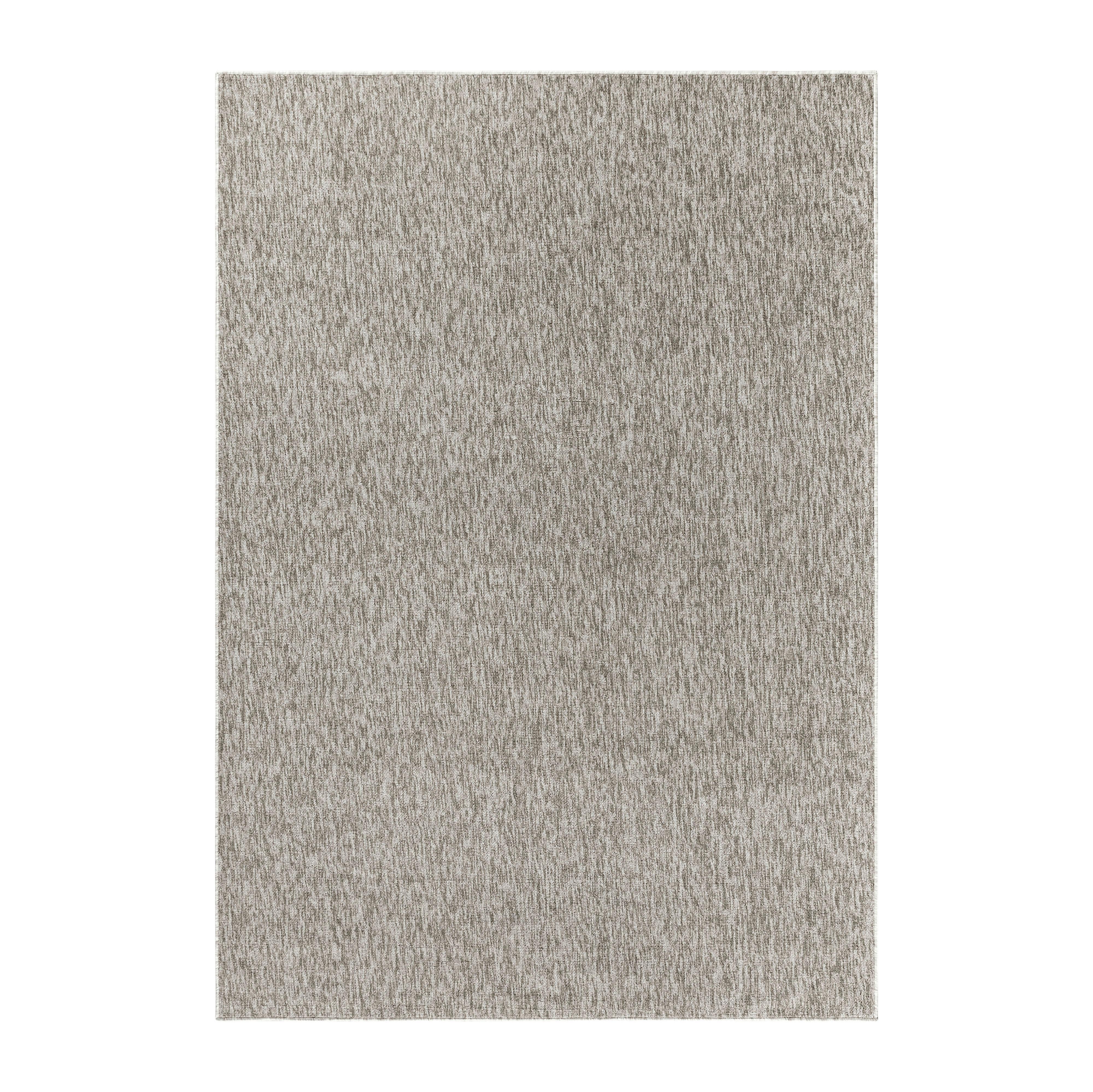 Webteppich Beige Naturfaser Nizza 160x230 cm - Beige, KONVENTIONELL, Textil (160/230cm)