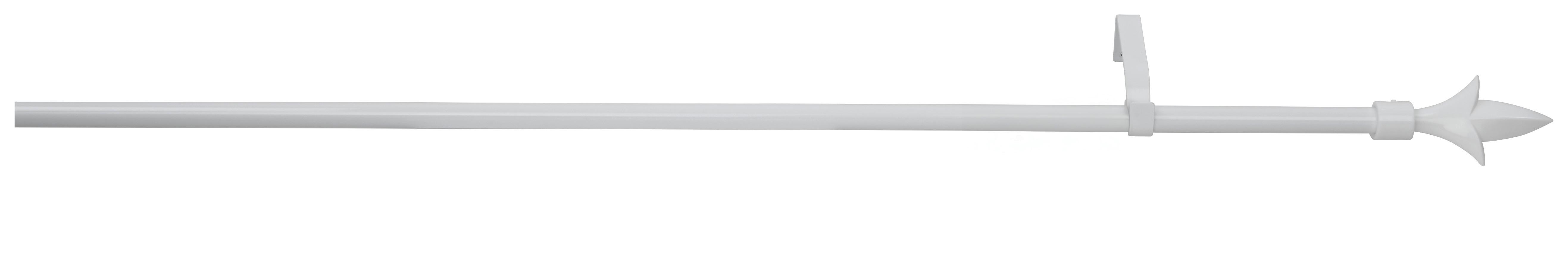 Rundstangengarnitur 1-lfg Paul Weiß L: 130-240 Cm