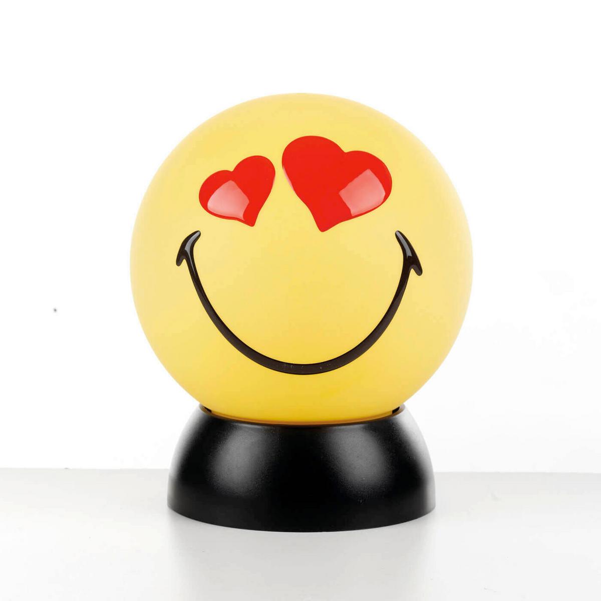 Kindertischleuchte Giallo Hellgelb L: 15 Cm - Hellgelb/Schwarz, Basics, Kunststoff (15/15/20cm)