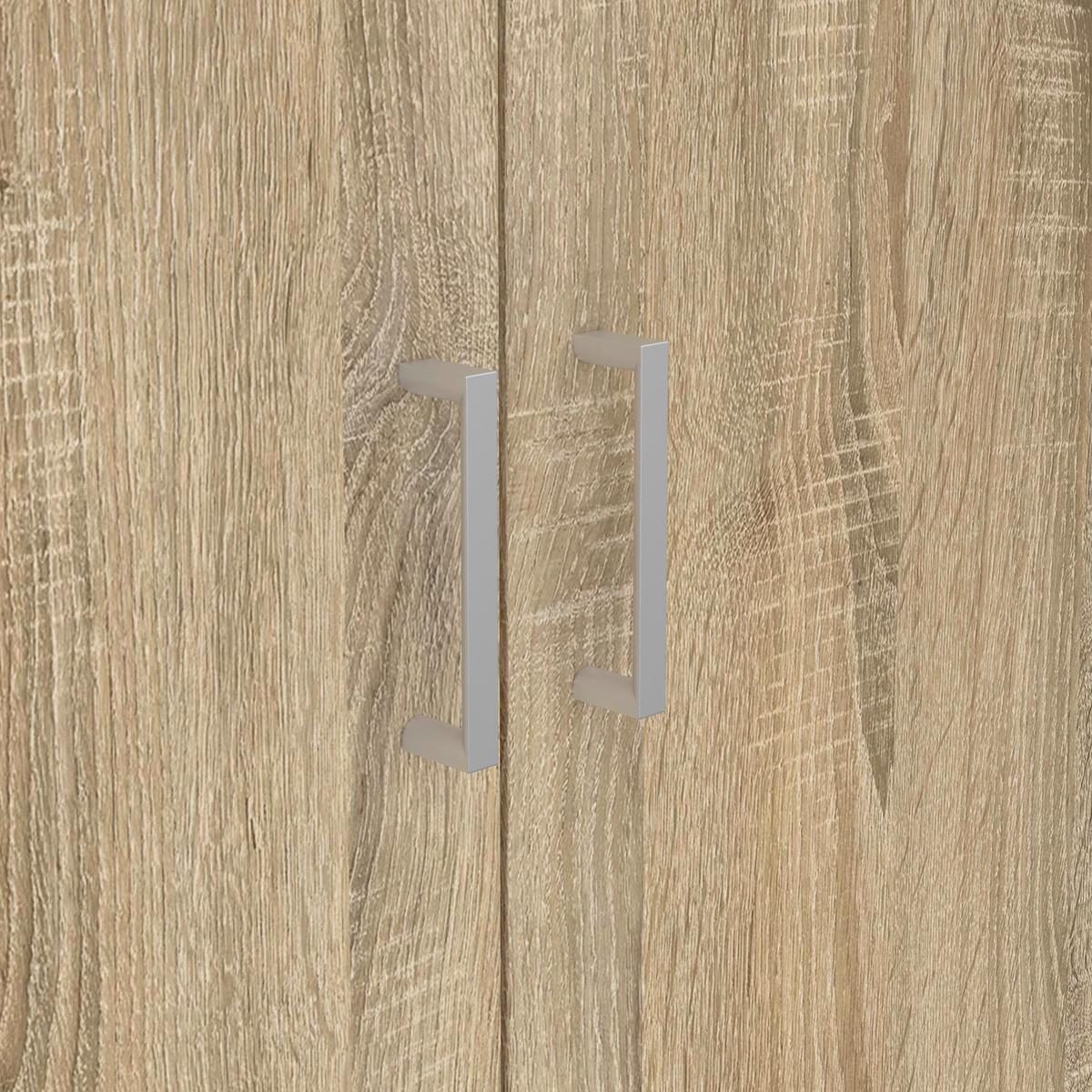 Ruhásszekrény Space 154/200cm - Sonoma tölgy, Konventionell, fa (154/200,4/49,5cm)