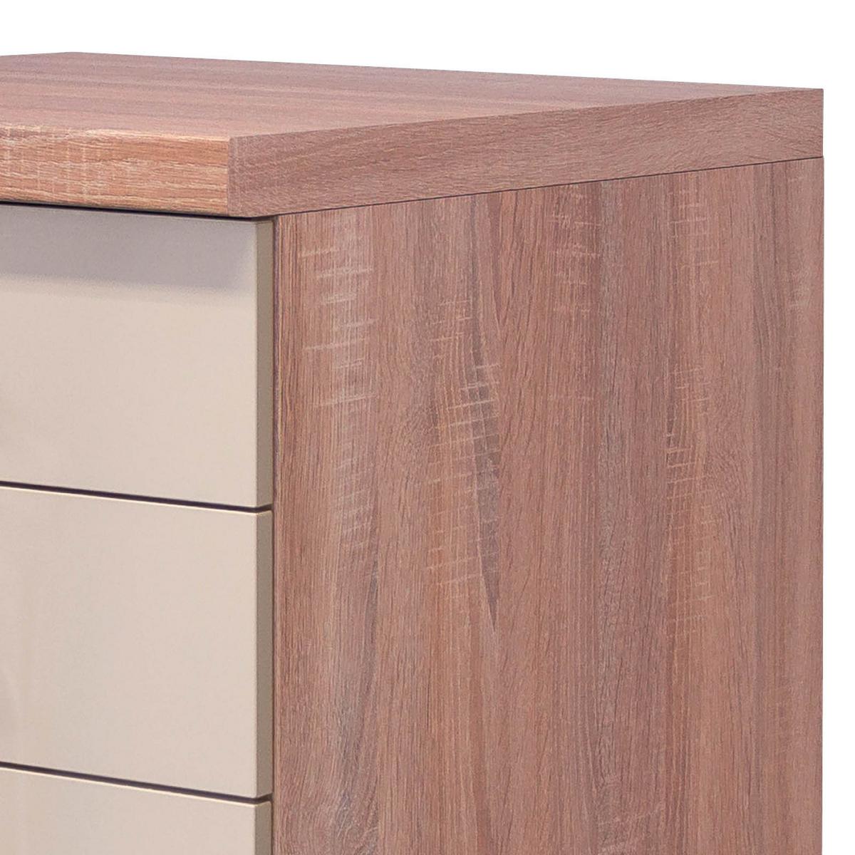 Küchenunterschrank Nepal B: 50 cm Kaschmir/Eiche Dekor - Kaschmir/Sonoma Eiche, MODERN, Holzwerkstoff (50/86/60cm) - FlexWell