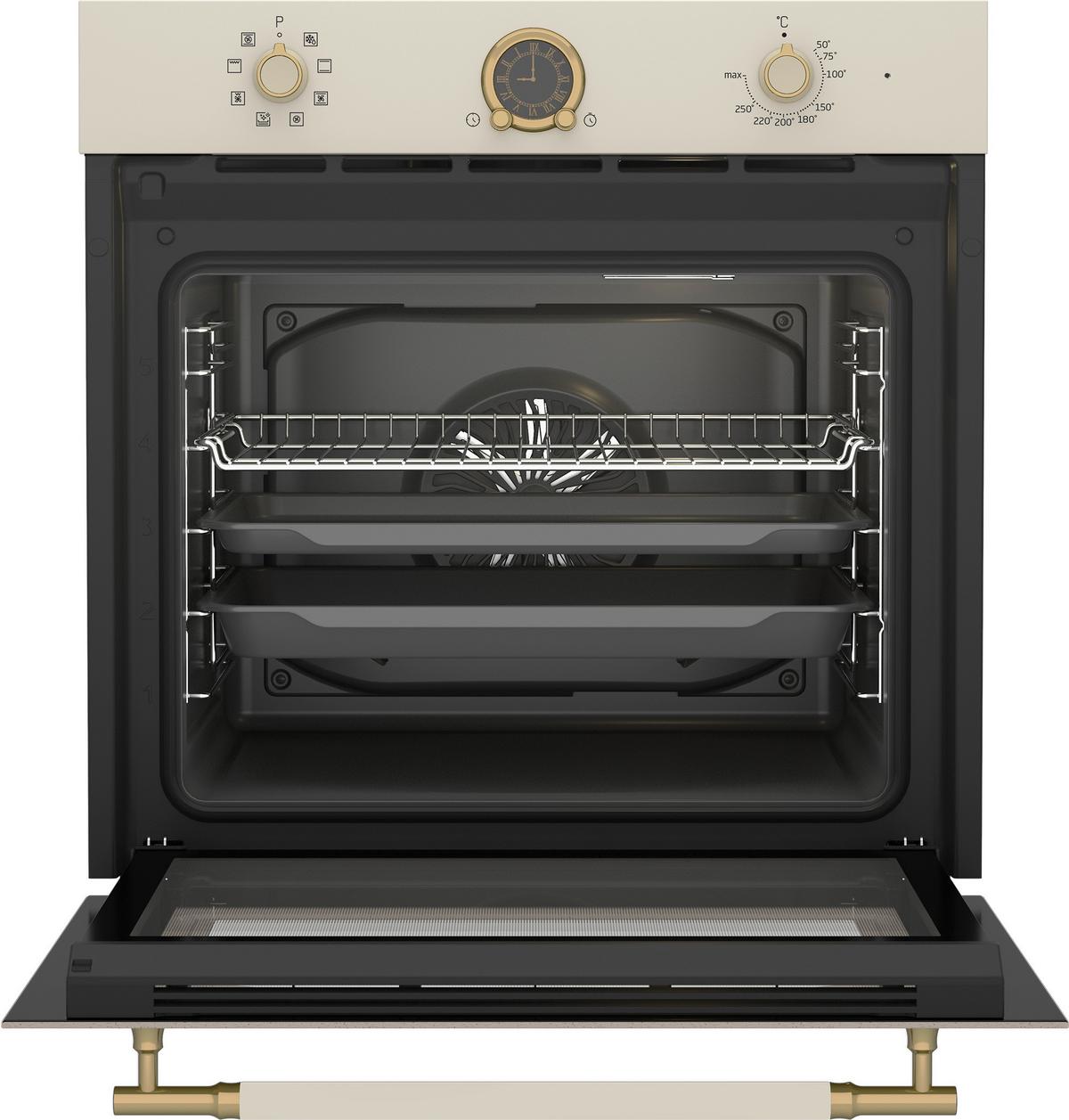 EINBAUBACKOFEN RBIM19200CD             -BEKO- - Creme, ROMANTIK / LANDHAUS (59,4/59,5/56,7cm) - Beko