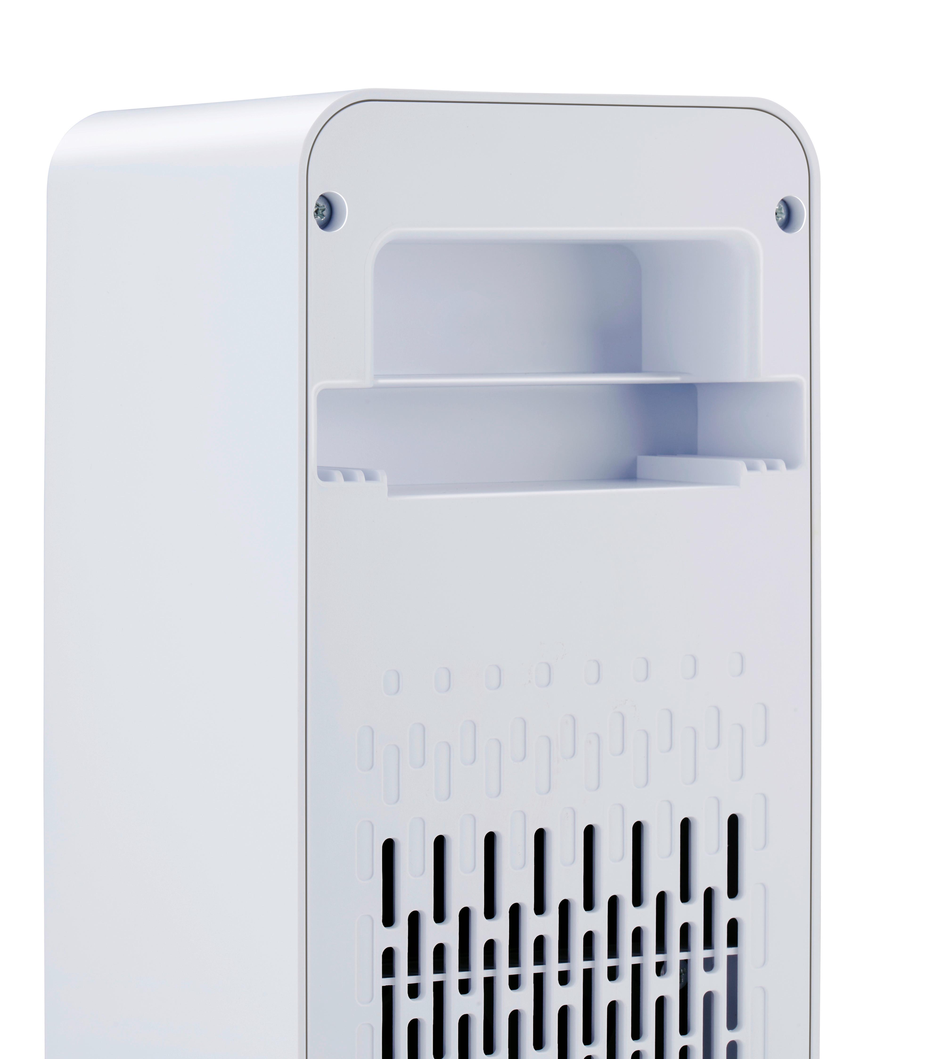 Turmventilator Turmheizung - Schwarz, MODERN, Kunststoff (21/21/46cm)