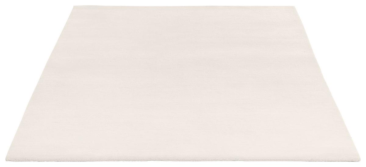 Orientalischer Webteppich Weiß Naturfaser Nepal 120x180 cm - Weiß, Basics, Textil (120/180cm) - Cazaris