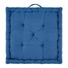Boxkissen BO BO - modrá, textil (40/40/6cm) - Modern Living