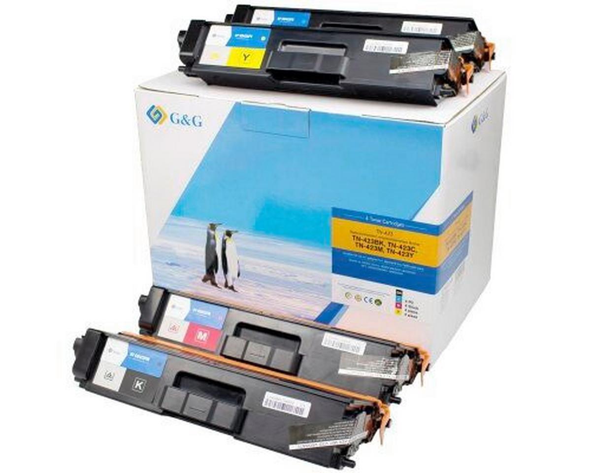 G&G Toner NT-PB423BK/C/M/Y 4er-Set XL - Schwarz, Basics, Kunststoff