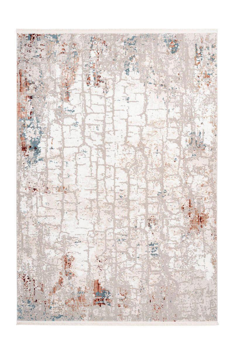 Webteppich Grau/Rosa 120x180 cm - Rosa/Grau, Design, Textil (120/180cm) - Kayoom
