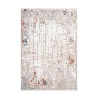 Webteppich Grau/Rosa 160x230 cm - Rosa/Grau, Design, Textil (160/230cm) - Kayoom