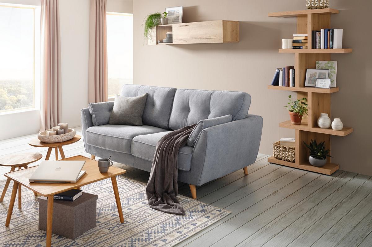 ODKLÁDACÍ STOLEK SIEGEN - přírodní barvy, Konvenční, dřevo (50/45cm) - Zandiara