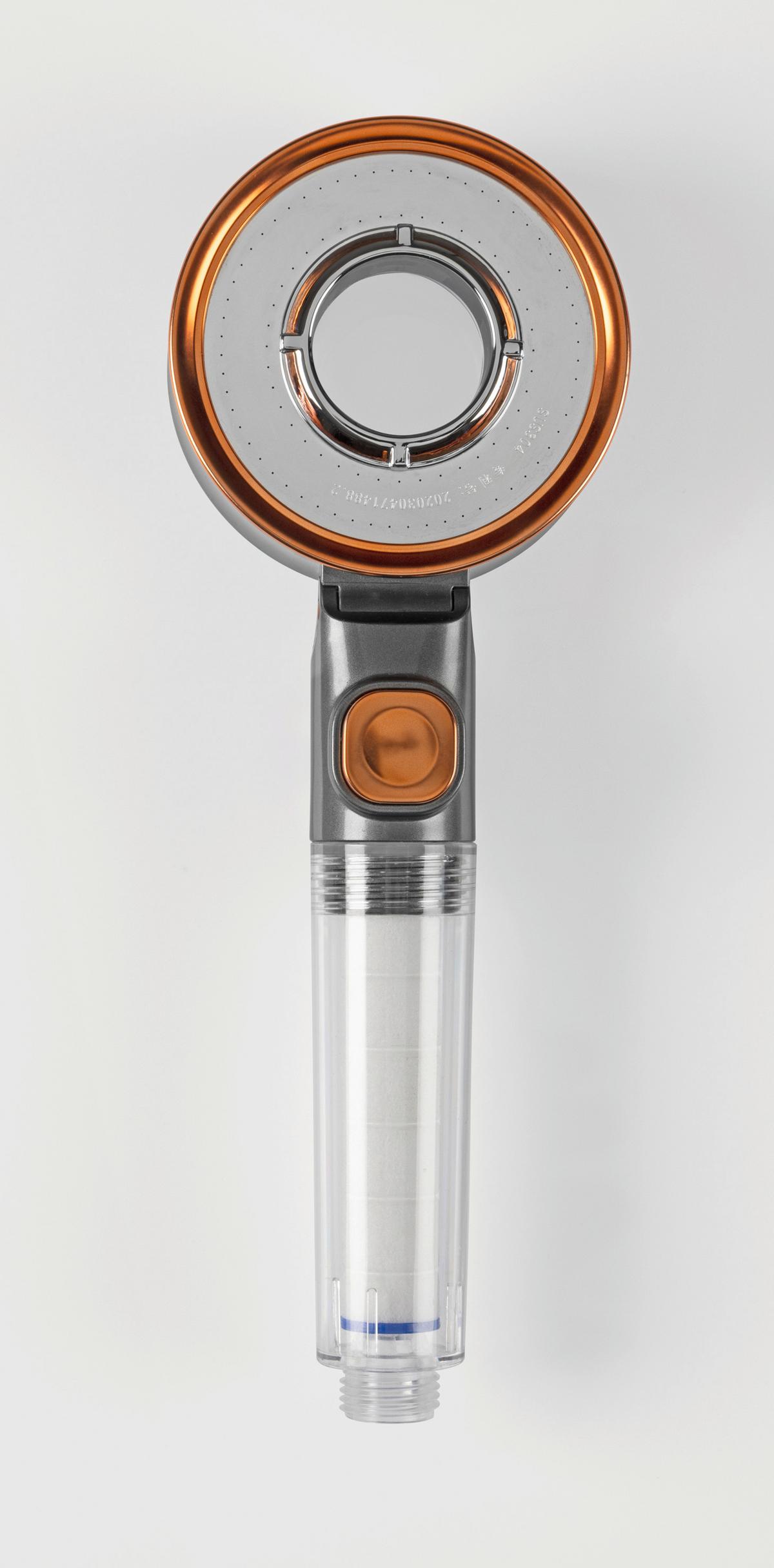 Duschkopf Roberto - Silberfarben, LIFESTYLE, Kunststoff/Metall (26/9,4/5,8cm)