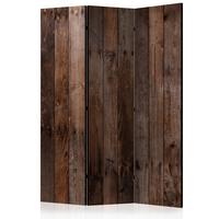 Paravent Braun Cappuccino B: 135 Cm - Braun/Cappuccino, Basics, Holz/Textil (135/172/3cm) - artgeist