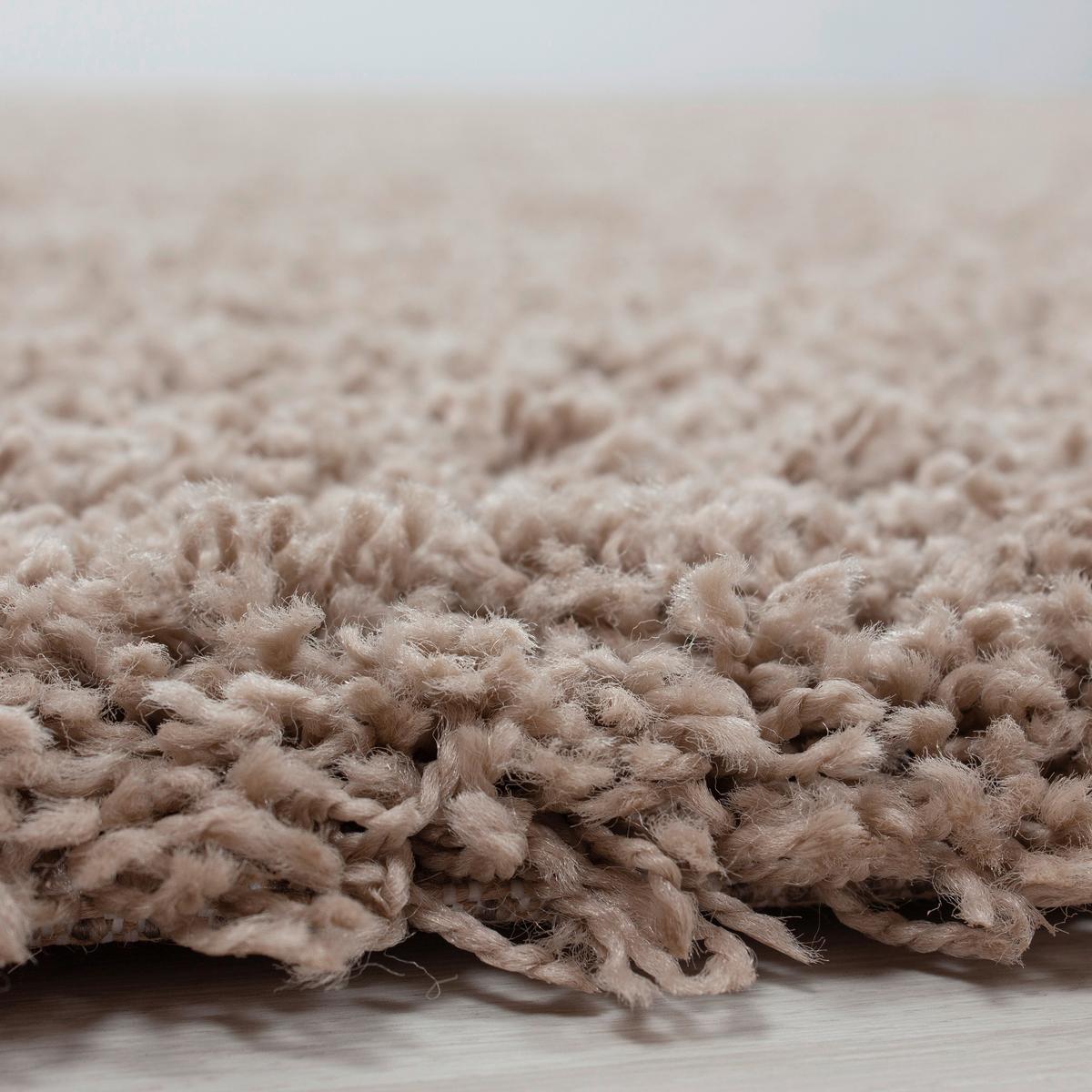 Hochflor Teppich Beige Dream 160x230 cm - Beige, KONVENTIONELL, Textil (160/230cm) - Novel