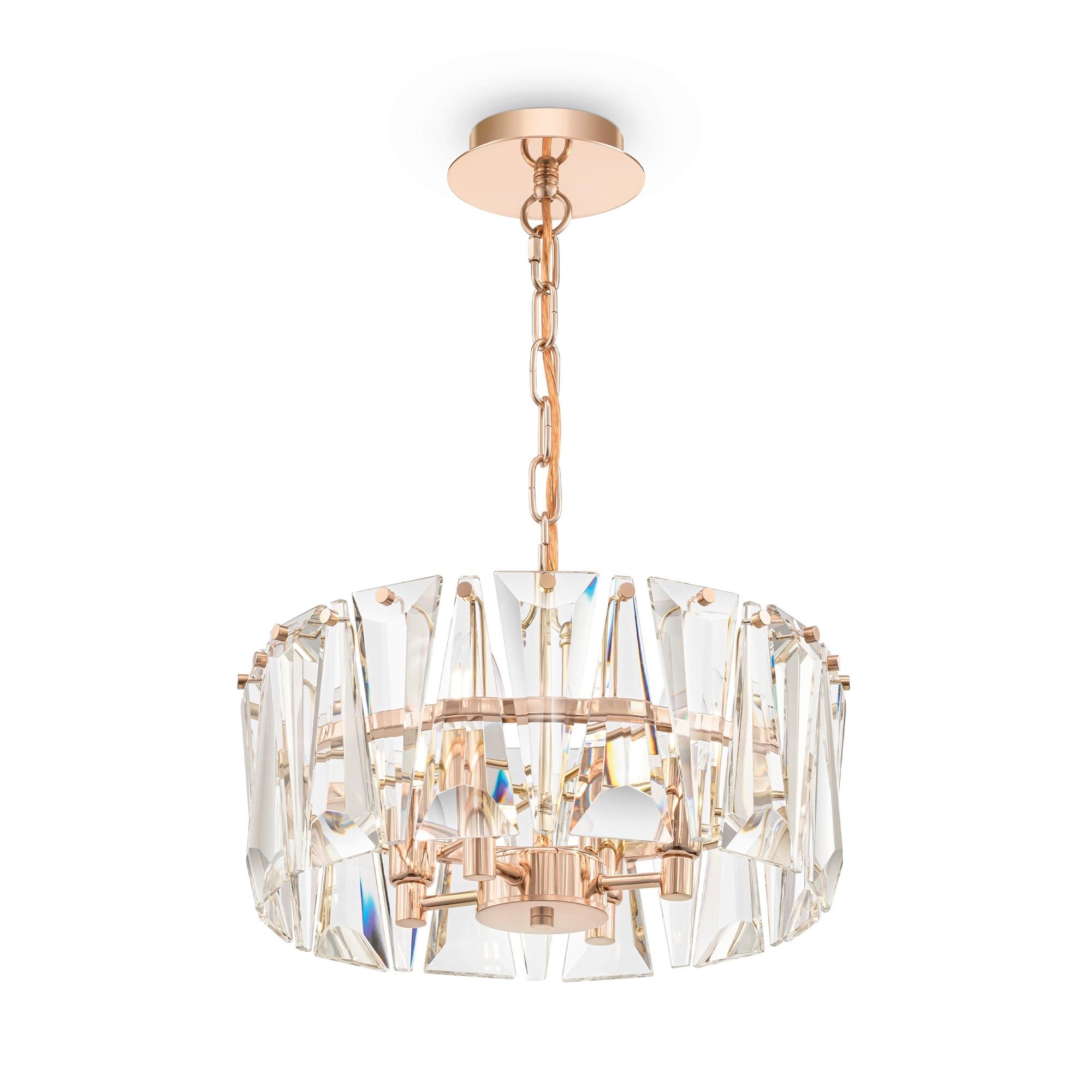 Pendelleuchte Puntes - Goldfarben, Trend, Metall (38/23.8/38cm) - MAYTONI