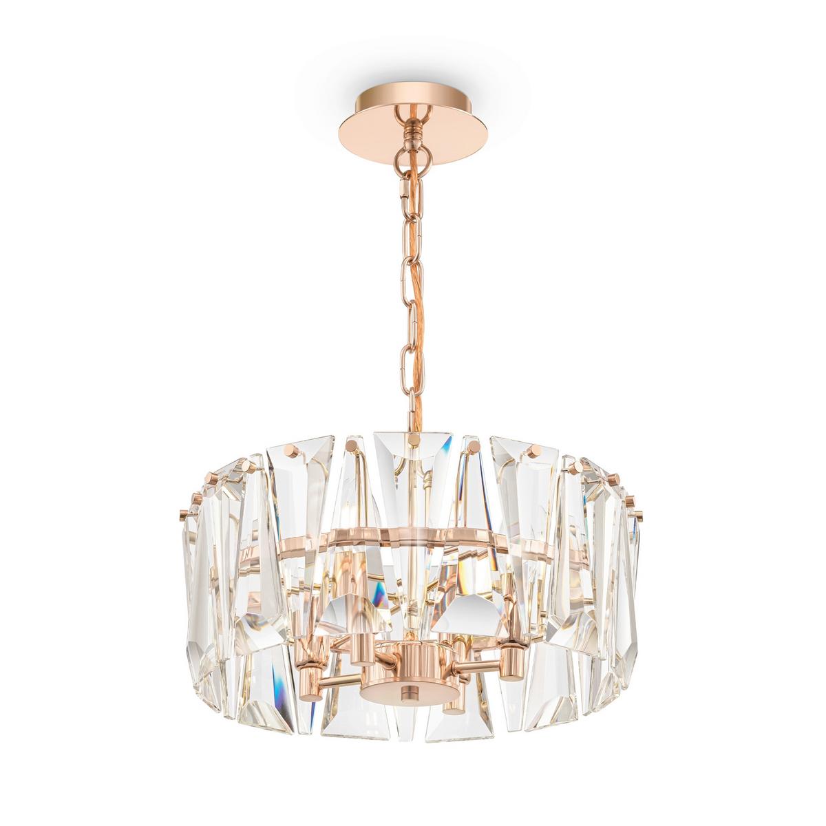 Pendelleuchte Puntes - Goldfarben, Trend, Metall (38/23.8/38cm) - MAYTONI