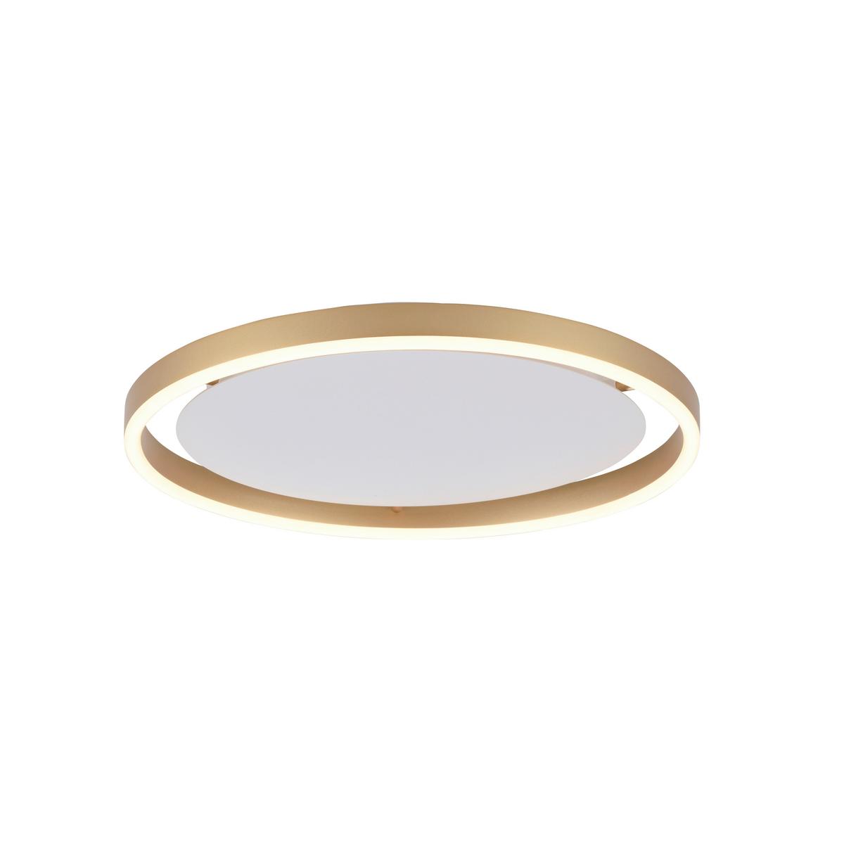 Led-deckenleuchte 15391-60 Riuts - Messingfarben, Design, Kunststoff/Metall (39,3/39,3/5,3cm)