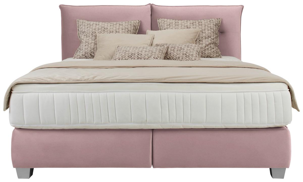 Posteľ boxspring Fog 180x200cm,orgovánová - orgovánová/strieborná, Lifestyle, drevo/kompozitné drevo (180/200cm)
