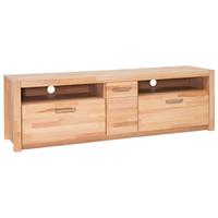 TV-Element Buchefarben, B: 185 cm - Buchefarben, Design, Holz (185/58/50cm) - MID.YOU
