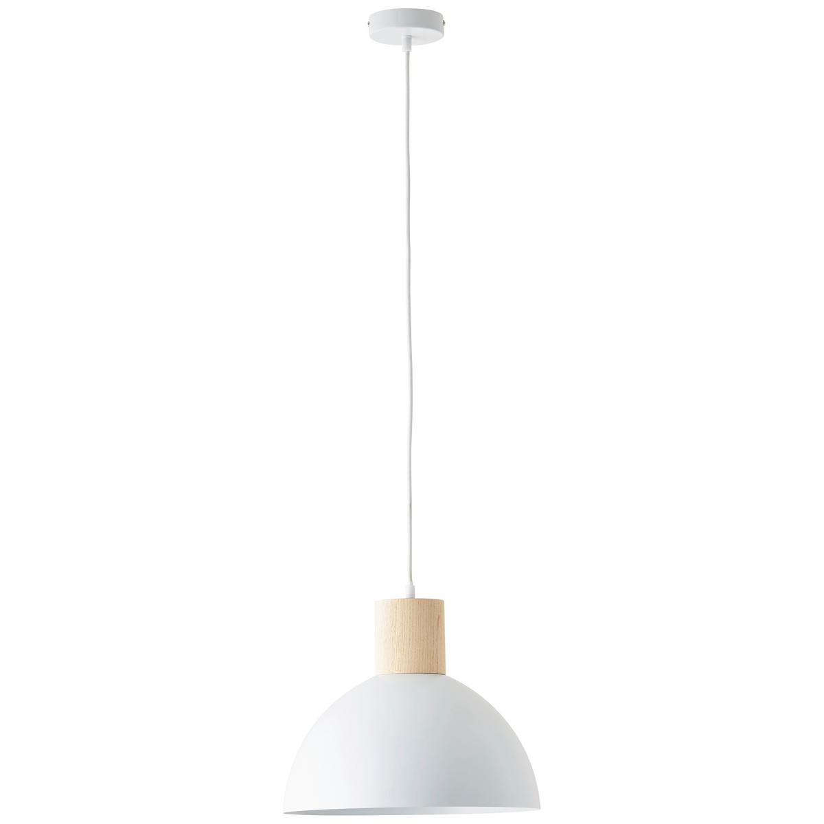 Pendelleuchte 99709/75 Daintree - Naturfarben/Weiß, Basics, Holz/Metall (34/120cm) - Brilliant
